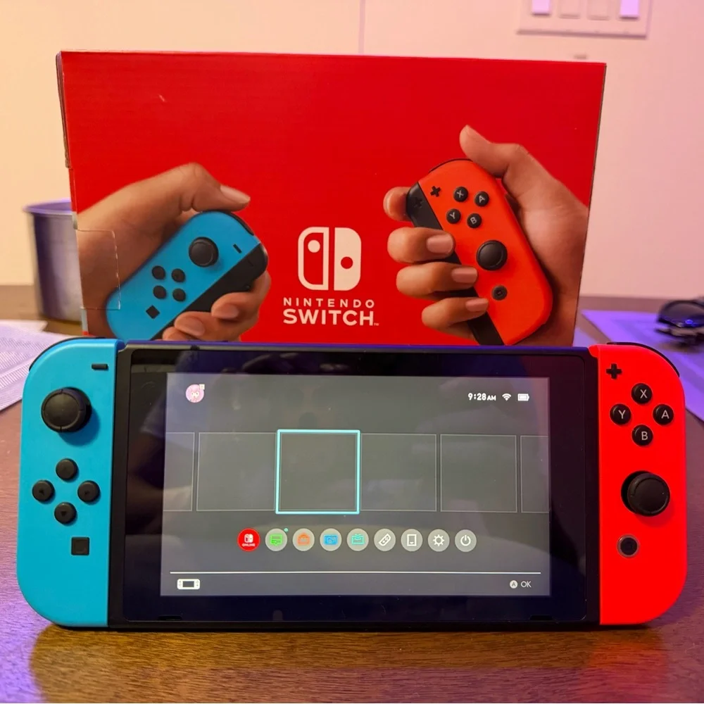 Nintendo Switch Handheld Console - Blue and Red